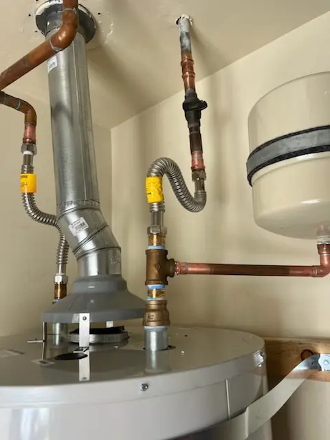 Water heater installation and plumbing repair in Rice